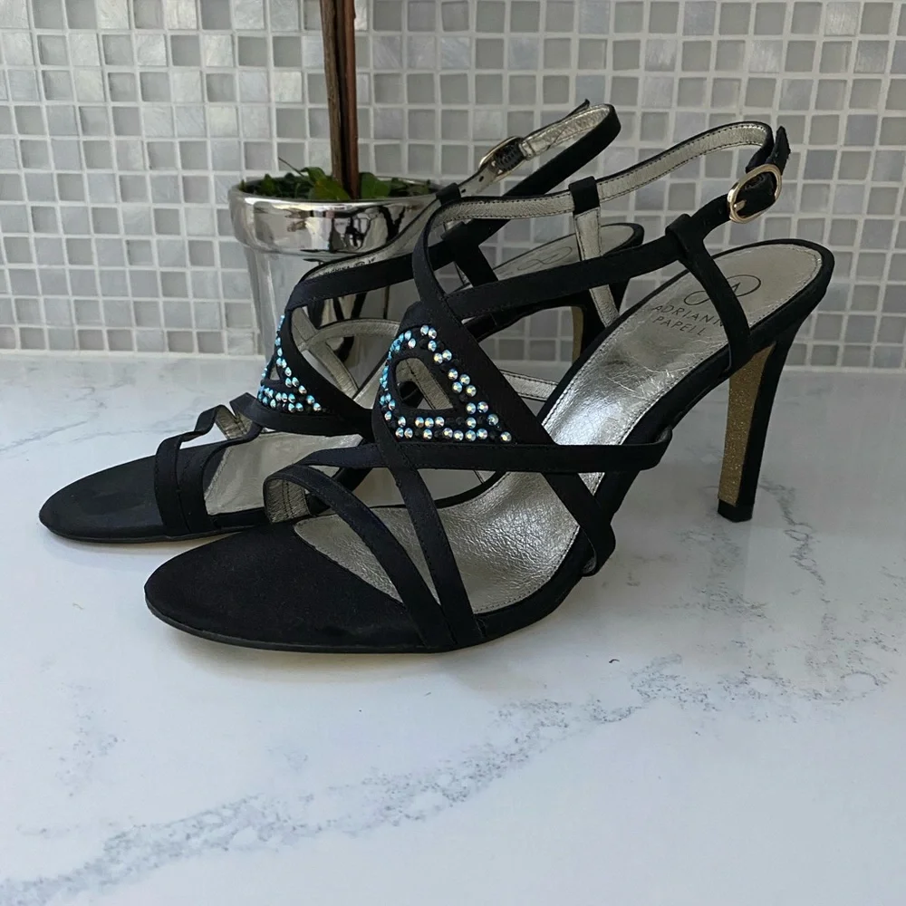 Adrianna Pappell Ace Embellished High Heeled Sanda